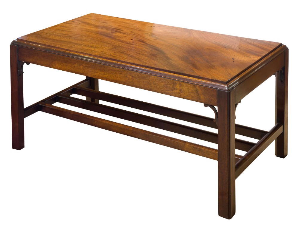 Georgian style mahogany coffee table c1920