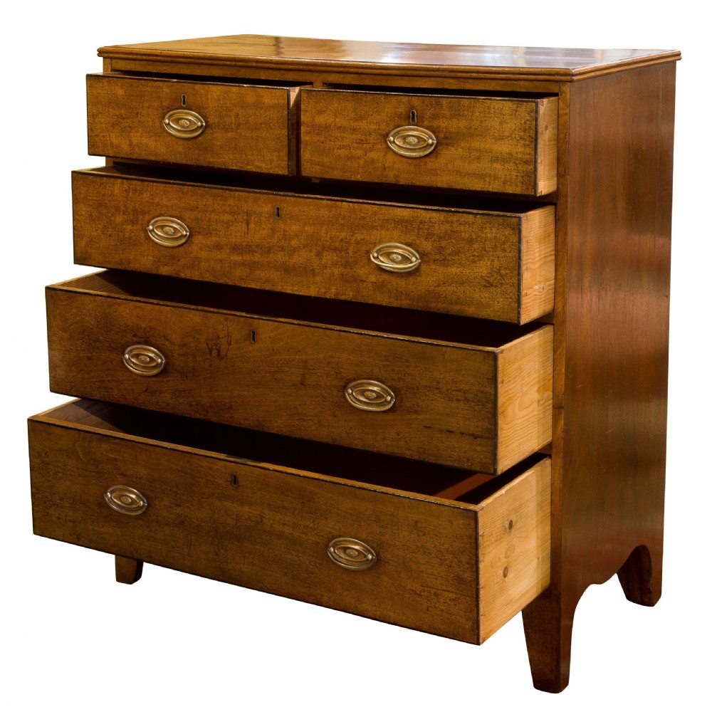 Mahogany chest of drawers c1790 View II
