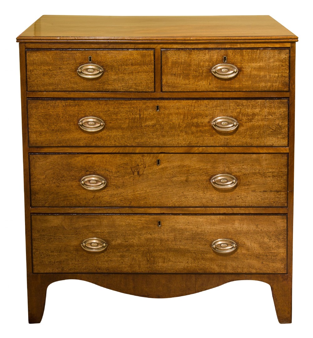 Mahogany chest of drawers c1790 View III