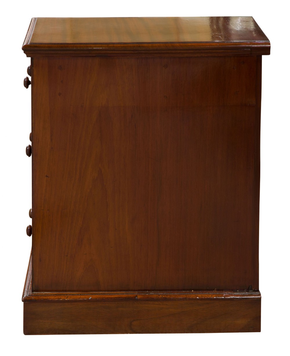 Pair of mahogany bedsides c1880 View III