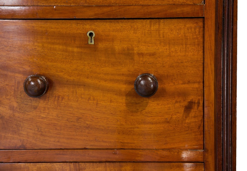 Pair of mahogany bedsides c1880 View IV