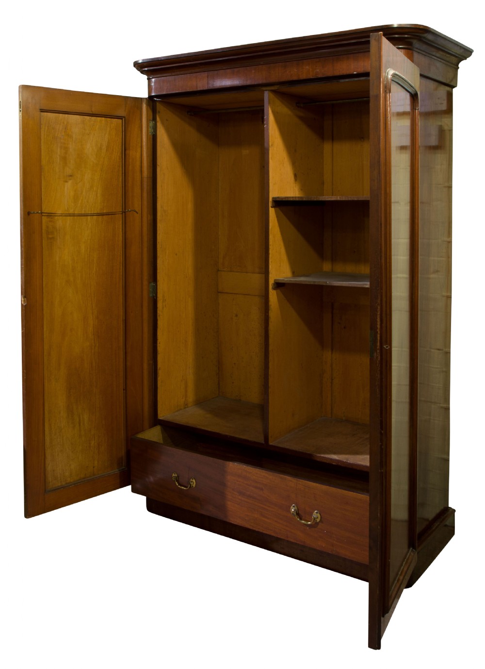Victorian mahogany wardrobe circa 1880 View II