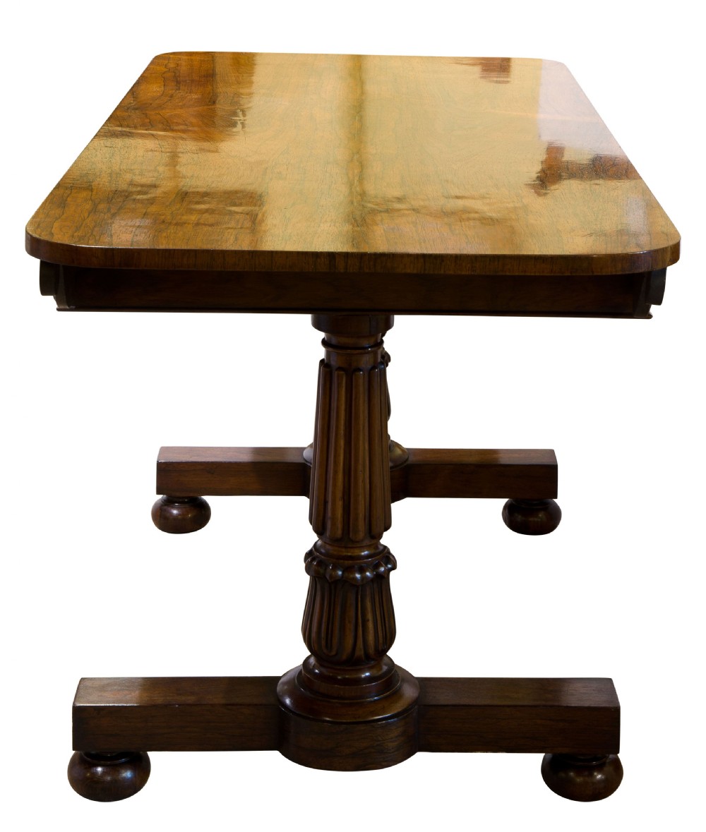 William IV Rosewood Library Table View IV
