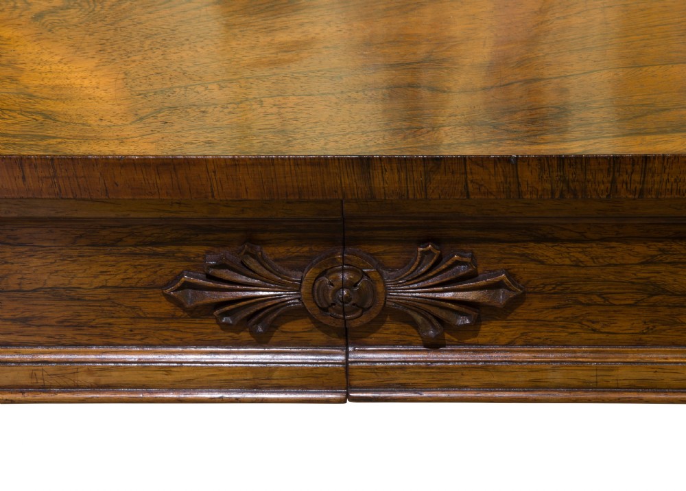William IV Rosewood Library Table View VI