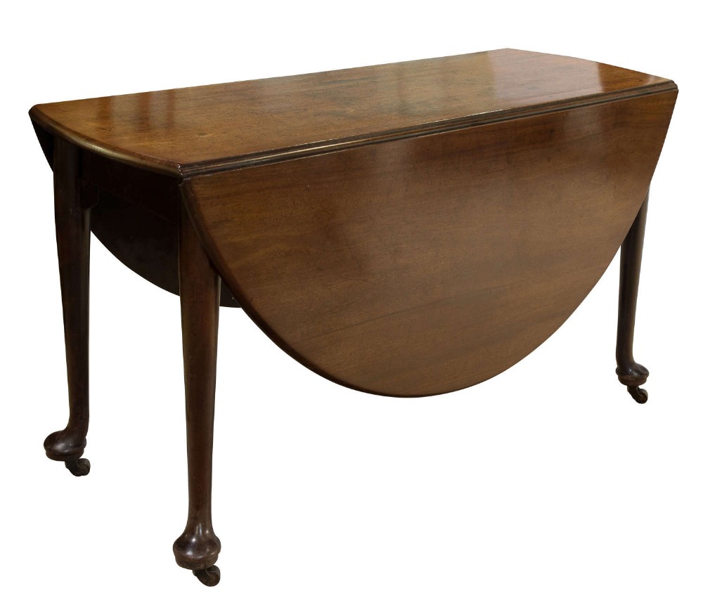 18thC mahogany pad foot table in original condition c1760