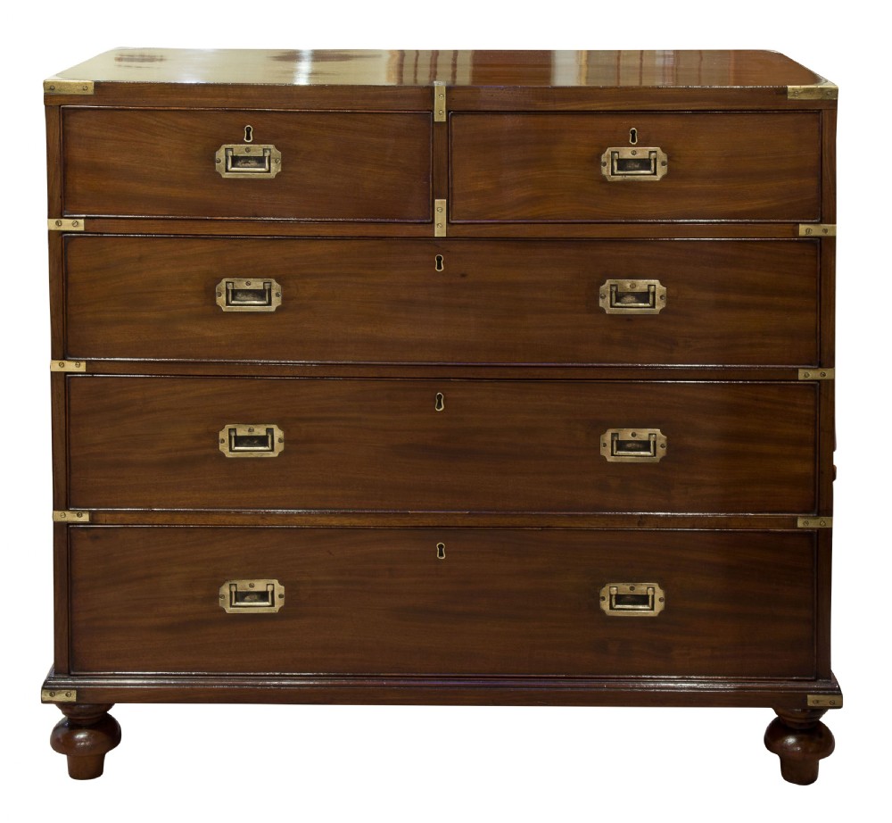 Mahogany campaign chest View III