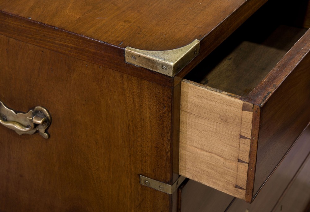 Mahogany campaign chest View VII