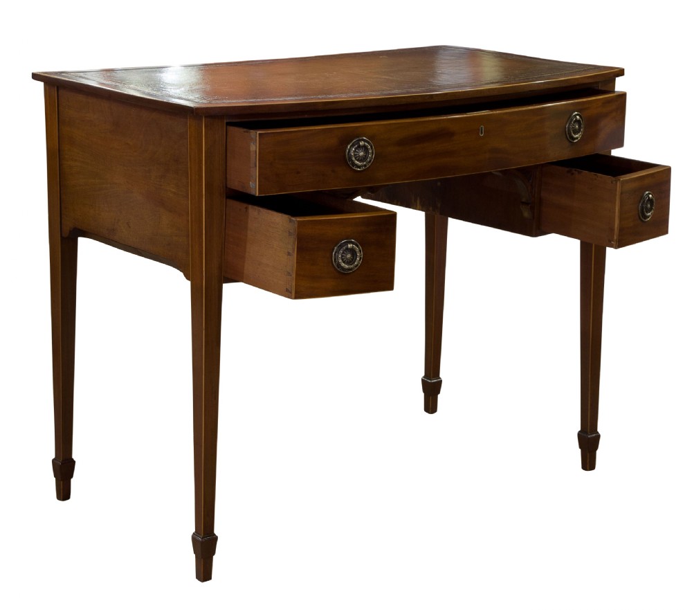 Bow fronted ladies writing table View II