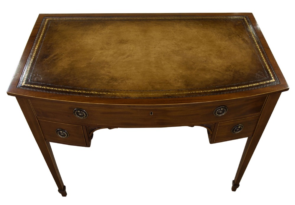 Bow fronted ladies writing table View V