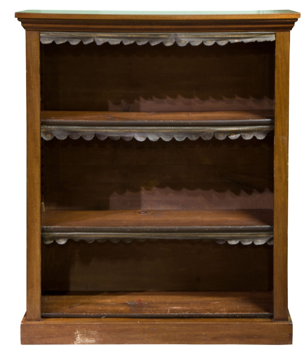 Victorian open bookcase View III