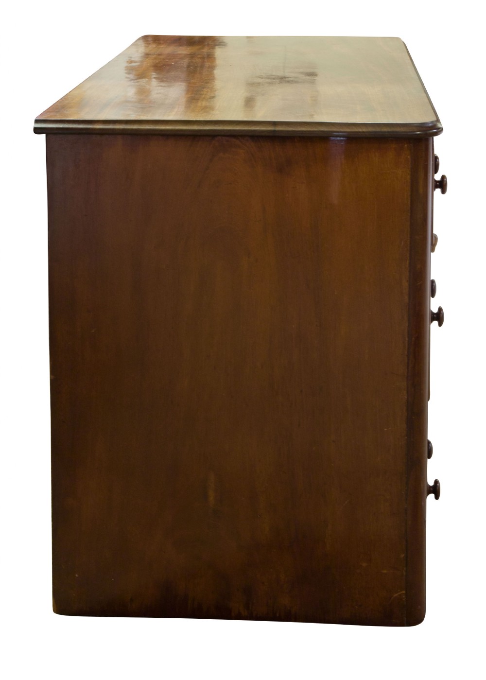 Victorian mahogany kneehole desk View III