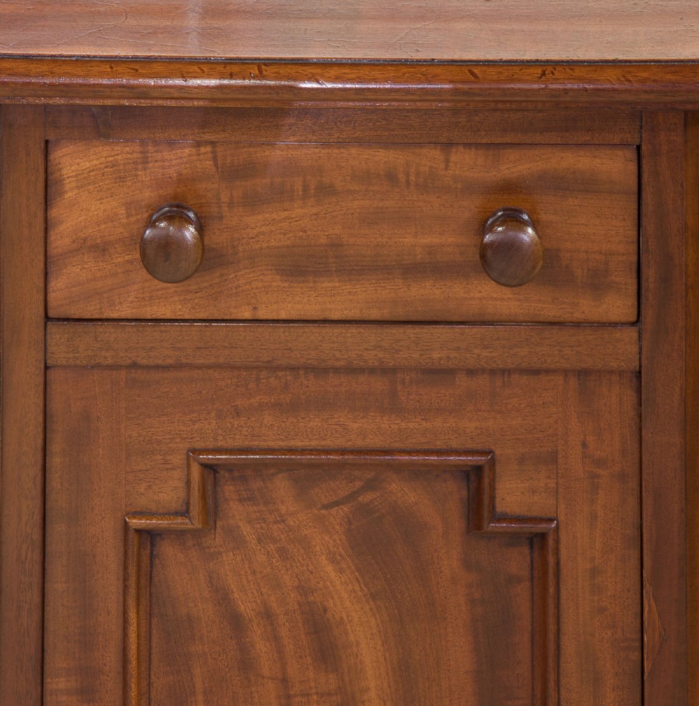 Pair of Victorian Mahogany Bedside Cabinets c1870 View VI