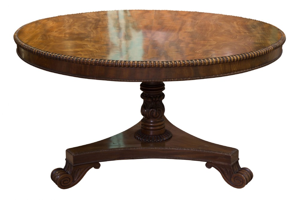 William IV circular breakfast table 
