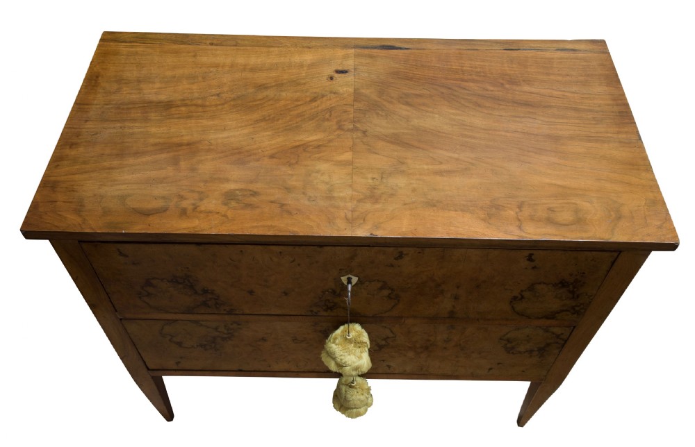 A 19th Century continental walnut Beidermeier Commode View V