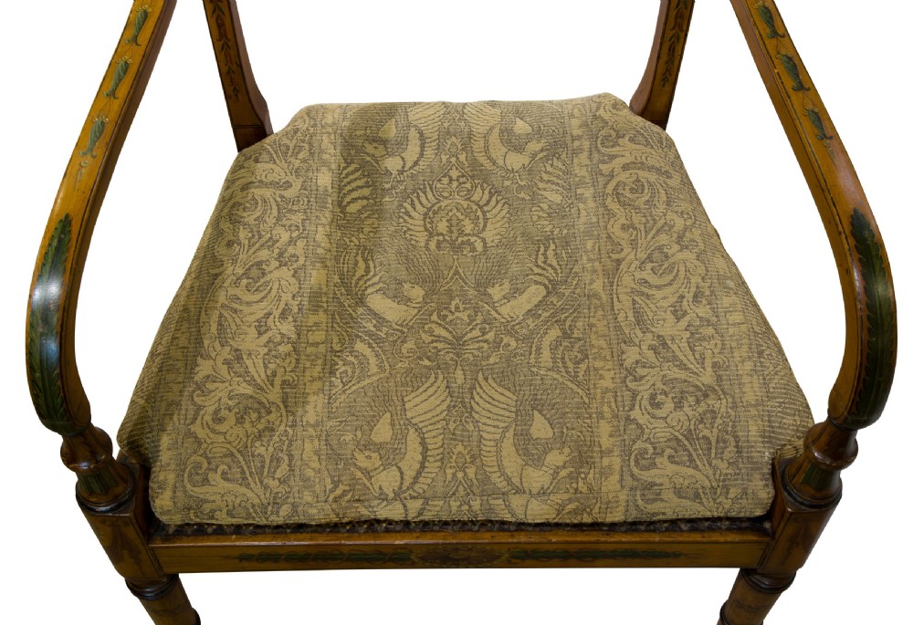 Regency period salon armchair View V
