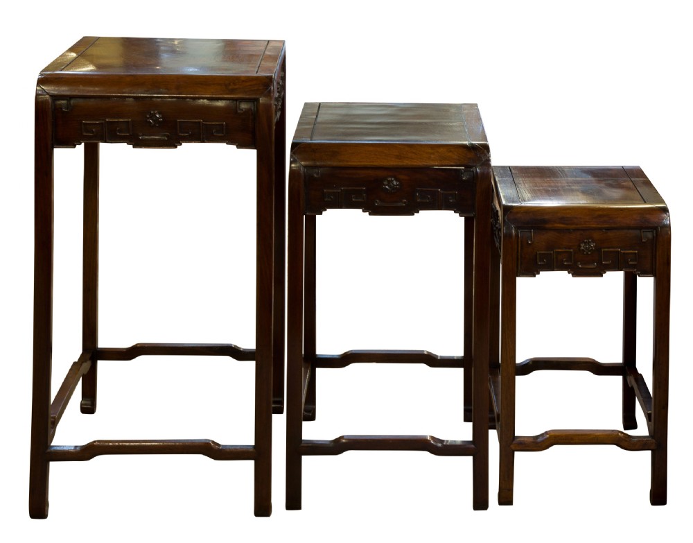 Set of 3 19thc Chinese Tables View IV