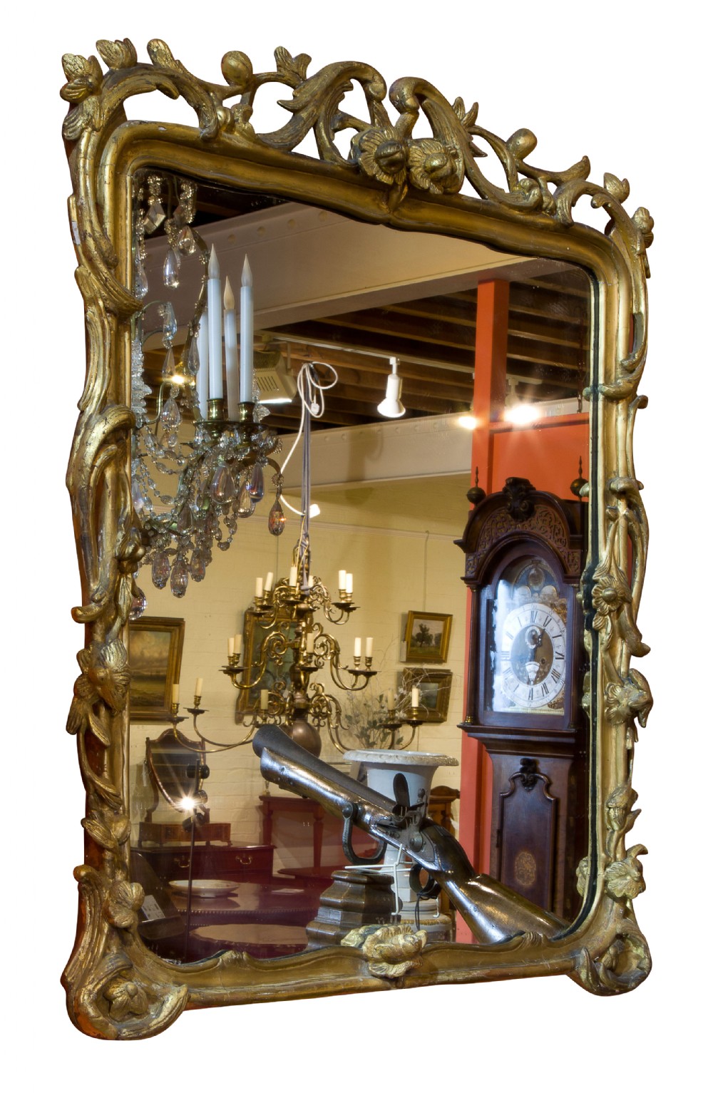 A French 18th Century gilt mirror