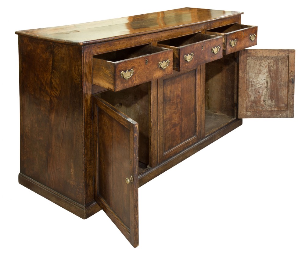 A fine 18thCentury Elm Dresser base View II