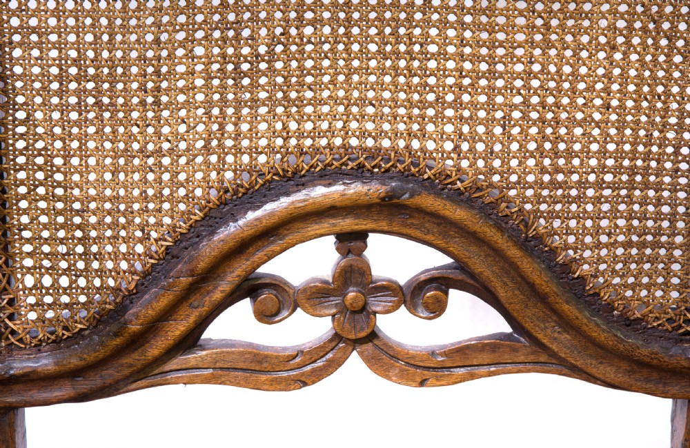 William & Mary walnut armchair View V