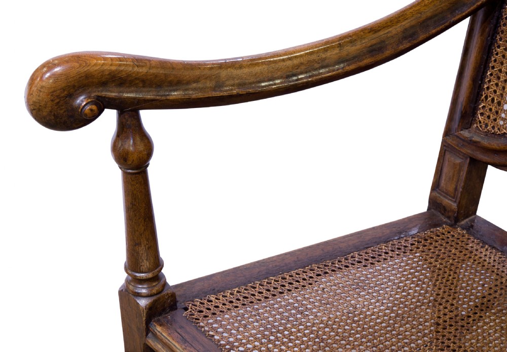 William & Mary walnut armchair View VII