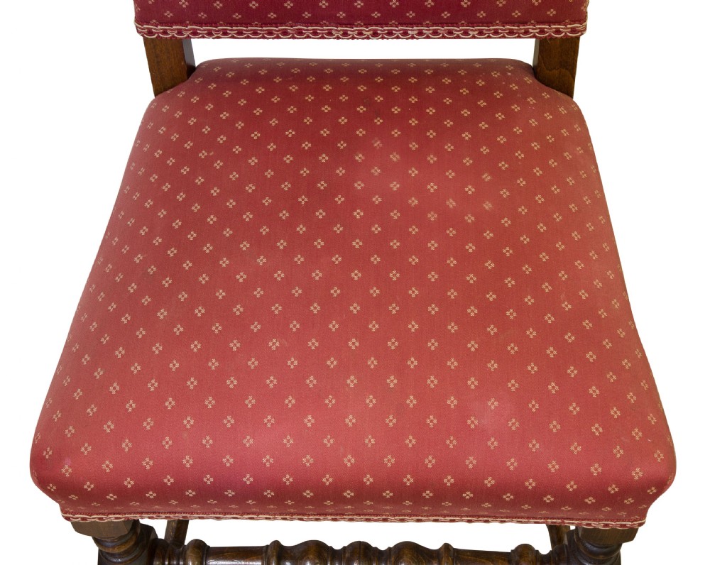 Set of 12 17thCentury style high backed chairs View VI