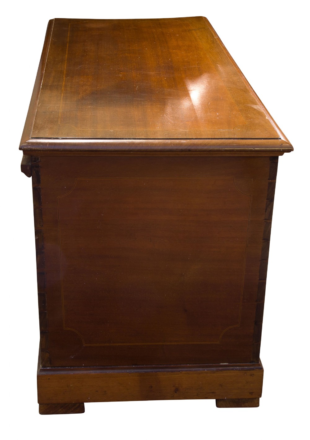 Late 19thCentury mahogany trunk View IV