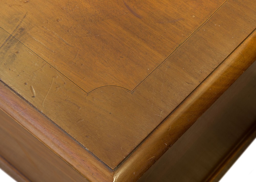 Late 19thCentury mahogany trunk View VII