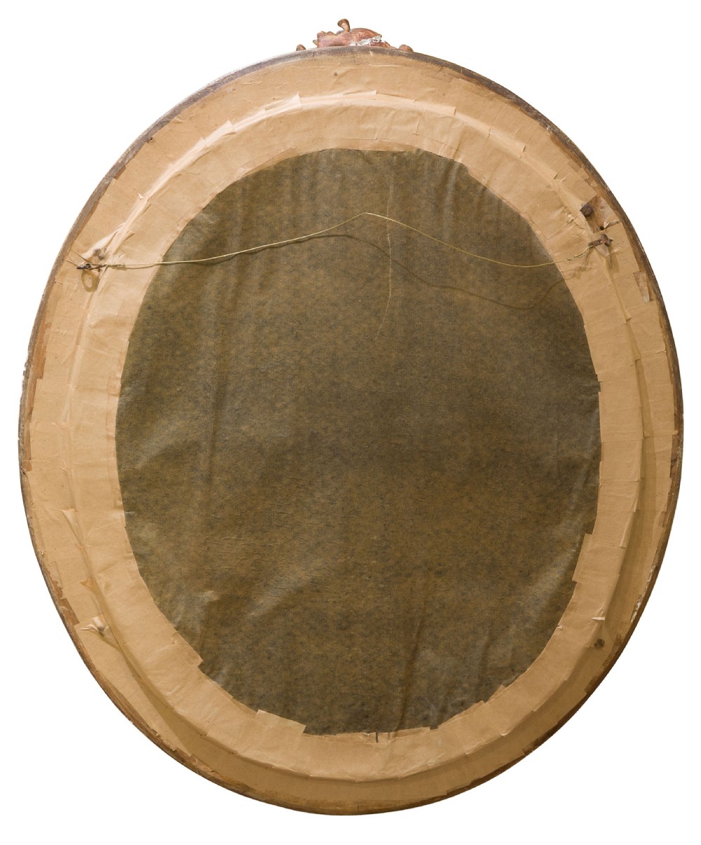 An oval portrait of a young lady View III