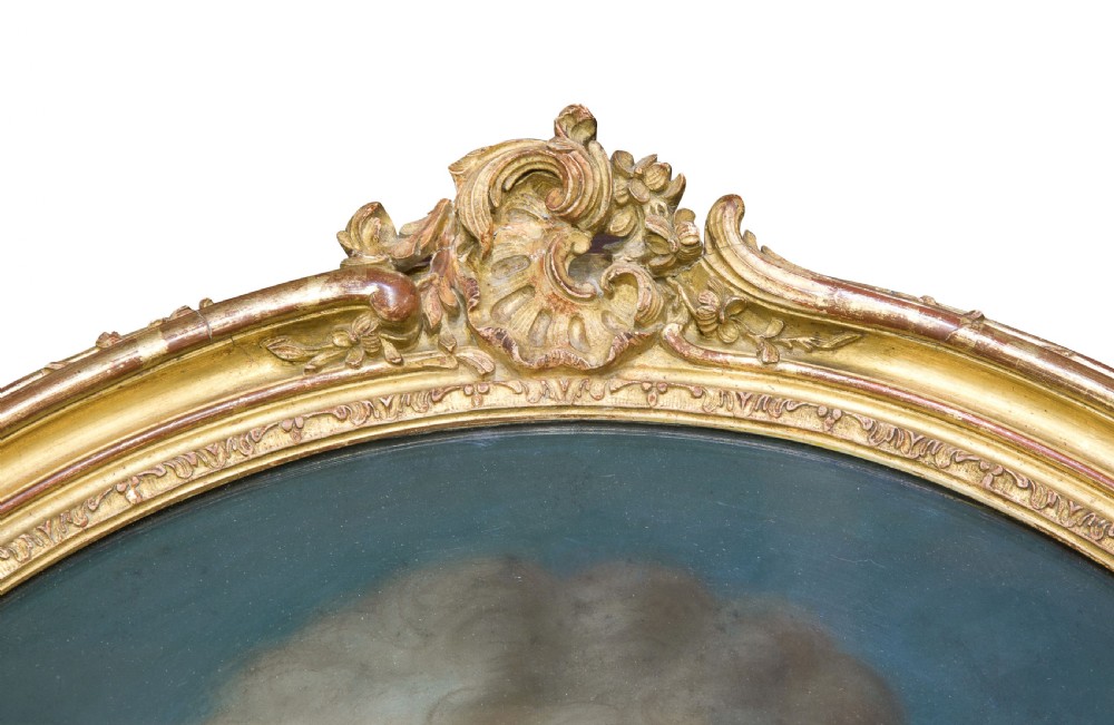 An oval portrait of a young lady View IV