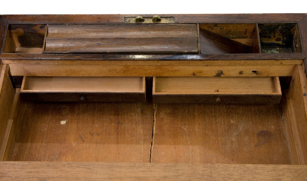 An early 19th Century brass bound rosewood writing box View VII