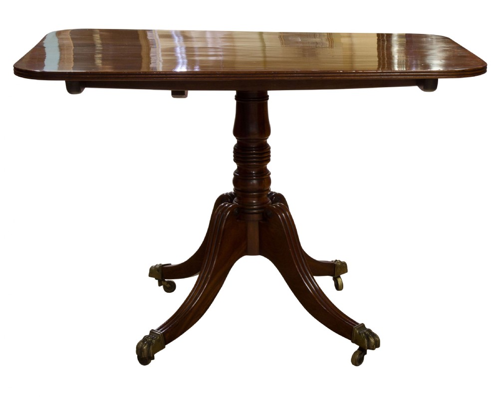Late Georgian mahogany tilt top table View II