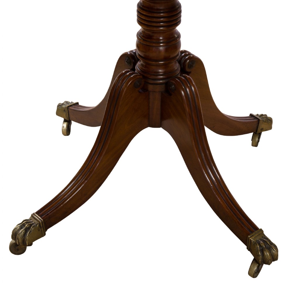 Late Georgian mahogany tilt top table View VII