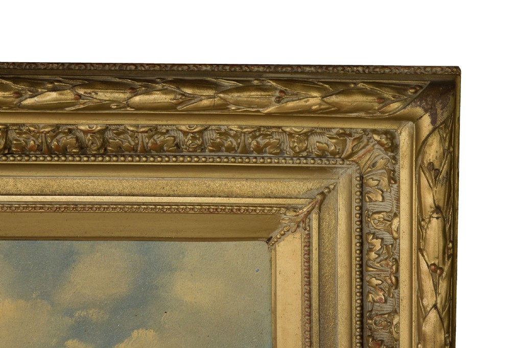 A Dutch oil seascape painting View VI