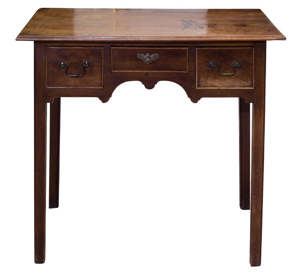 Provincial George III Fruitwood Lowboy View III