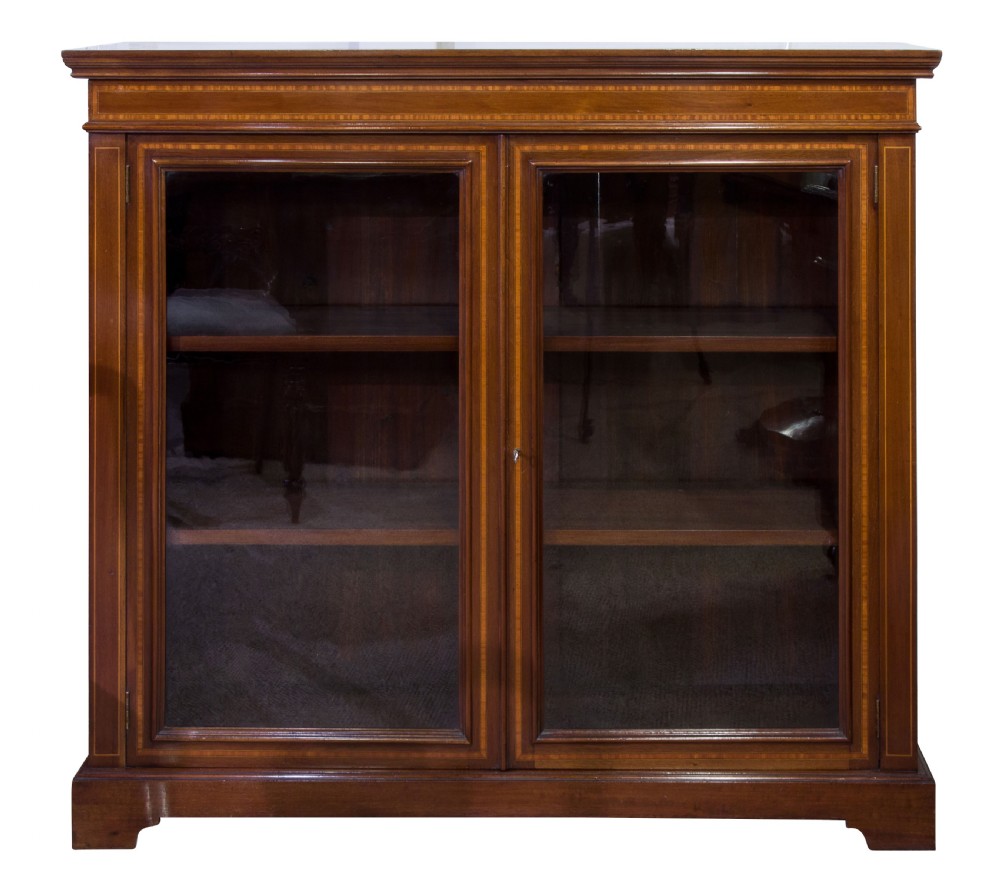 Edwardian Mahogany Bookcase View III