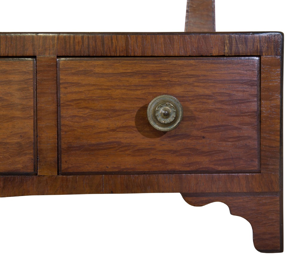 A Rare Regency Bow Fronted Box Base Mirror View VIII