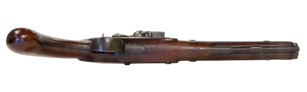 An English Early 19thC Brass Barrelled, Flintlock Blunderbuss View III