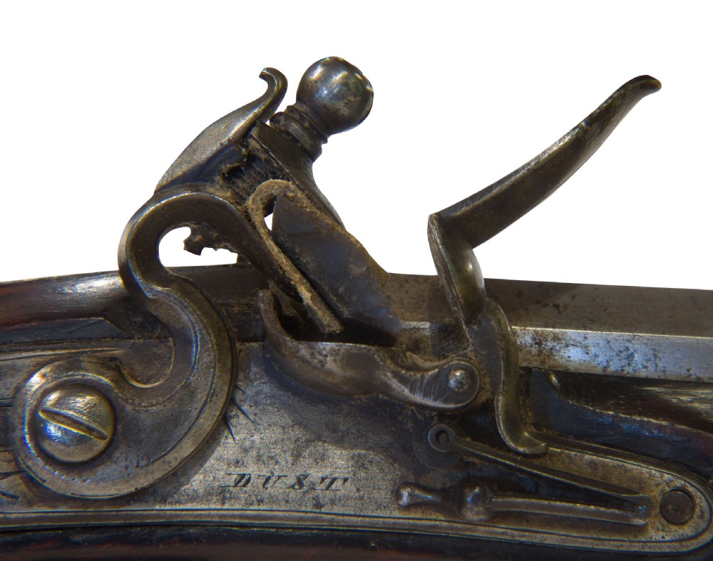 An English Early 19thC Brass Barrelled, Flintlock Blunderbuss View VII