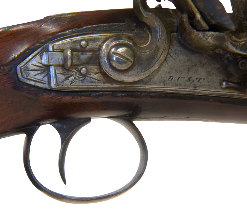 An English Early 19thC Brass Barrelled, Flintlock Blunderbuss View IX