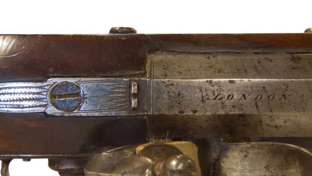 An English Early 19thC Brass Barrelled, Flintlock Blunderbuss View X