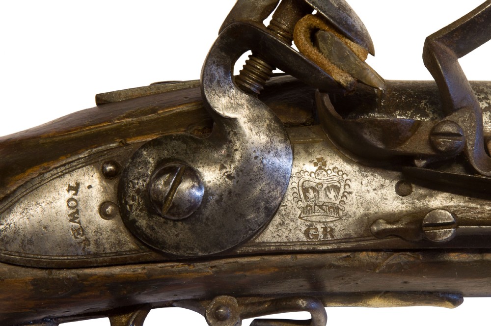 An India Pattern Brown Bess Musket Flintlock View VII