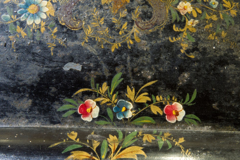 Very decorative 19th century French tole tray View IV