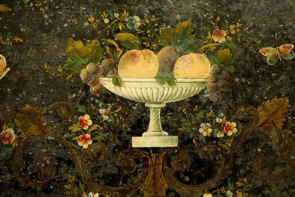 Very decorative 19th century French tole tray View V
