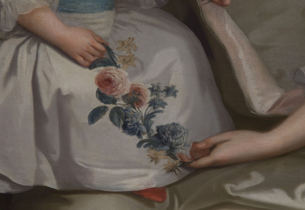 18th Century portrait of Mrs Gouldney & daughter View VII