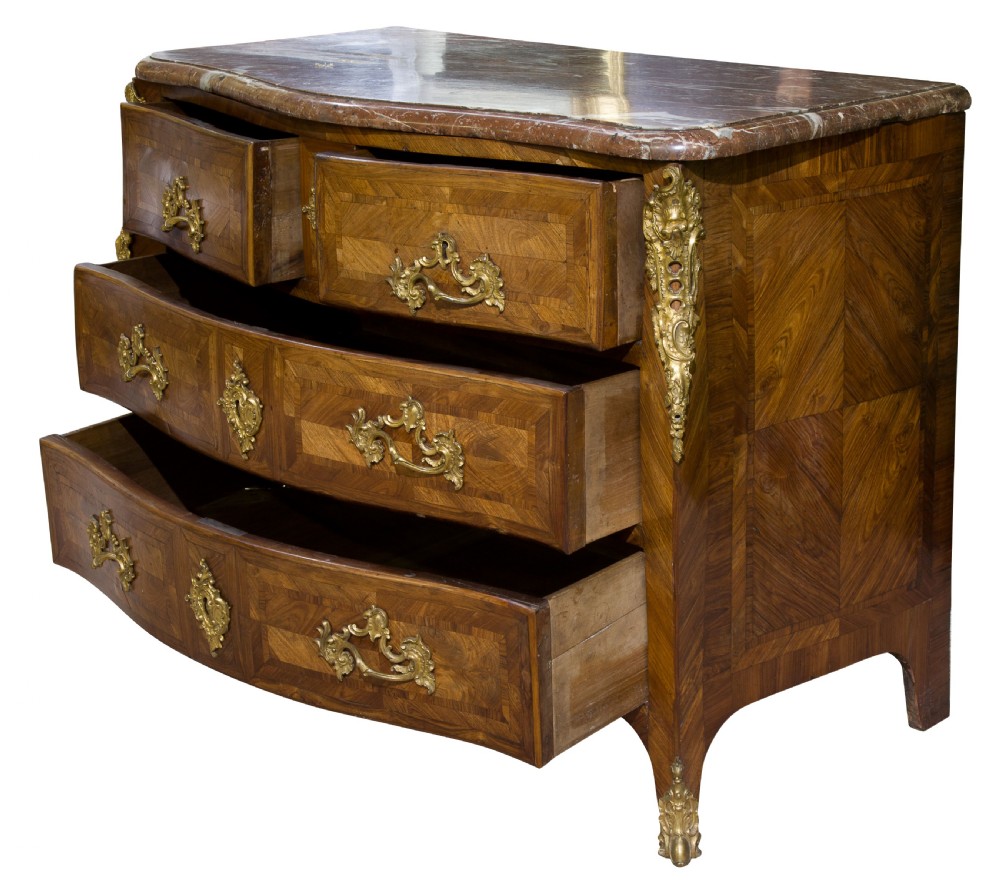A Louis XV Commode with associated marble top View II