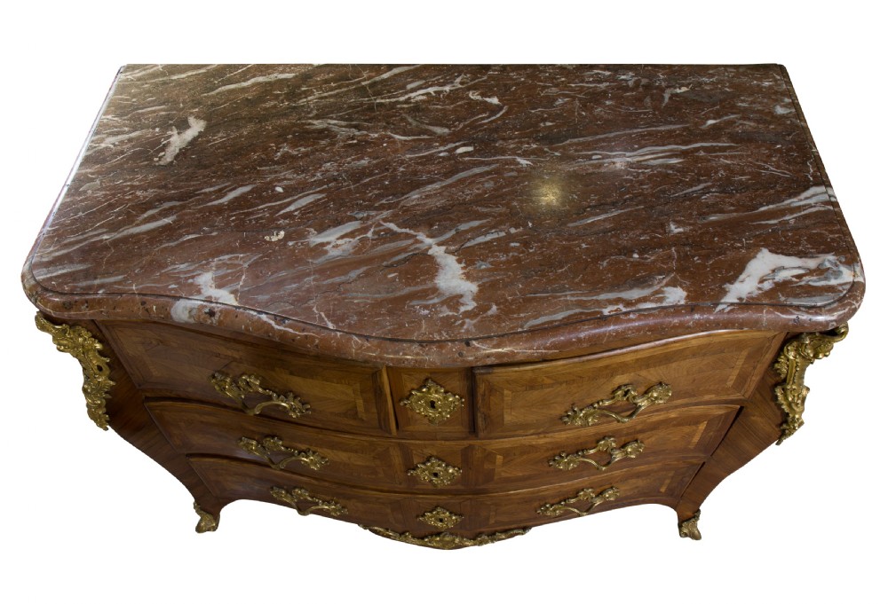 A Louis XV Commode with associated marble top View IV