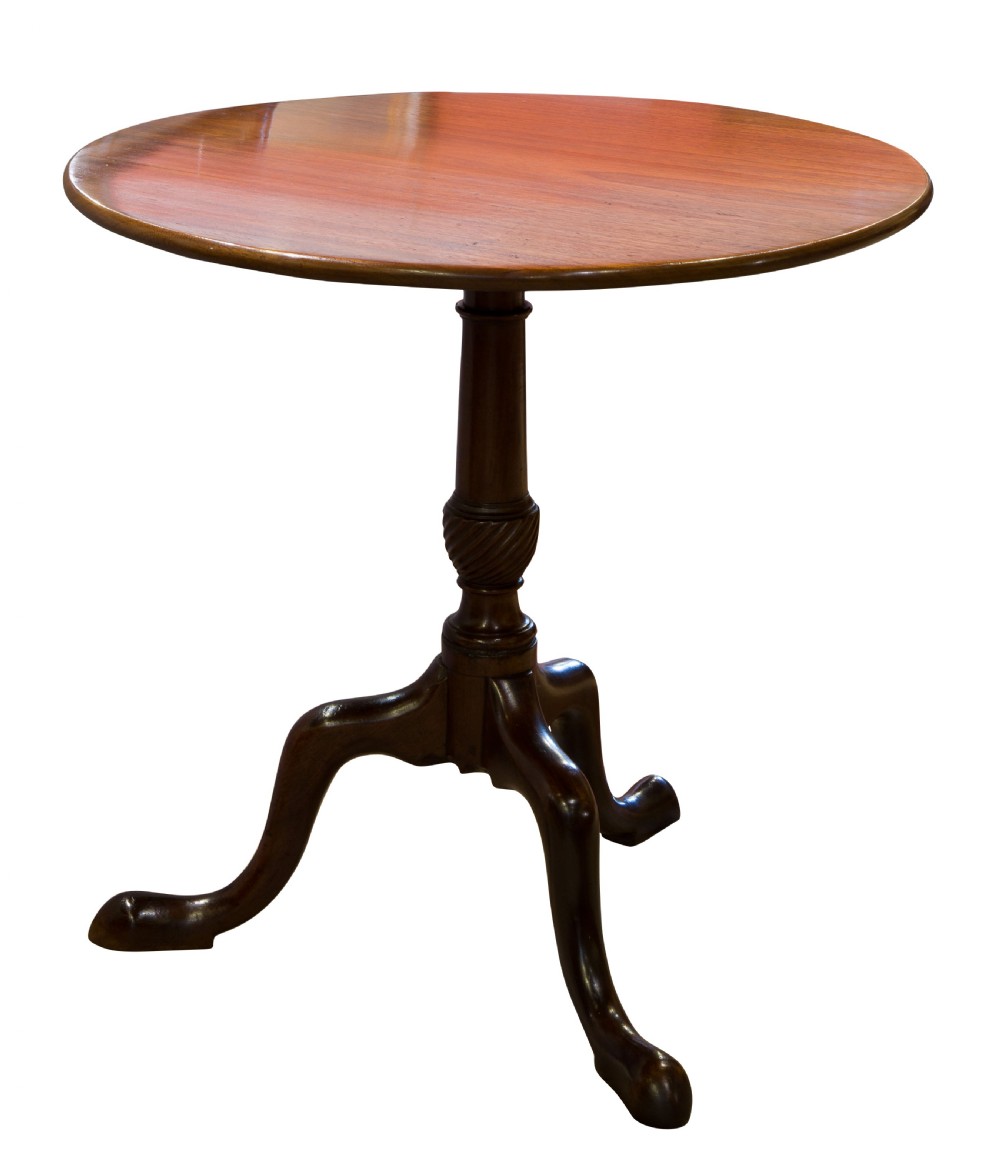Mahogany snap top table