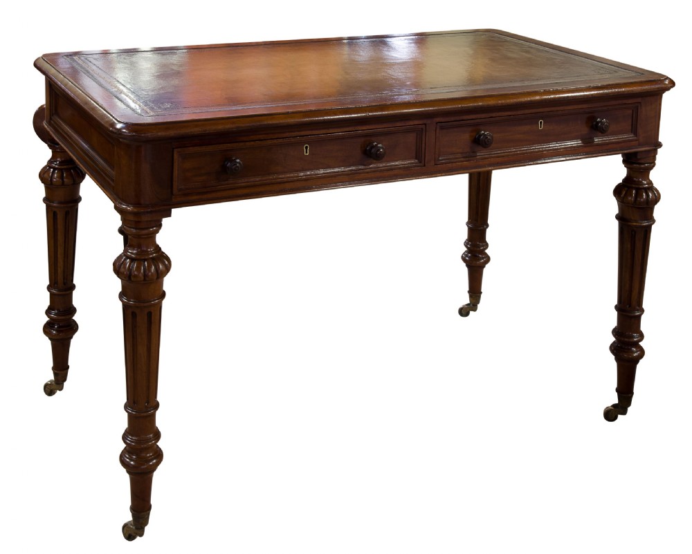Victorian mahogany writing table