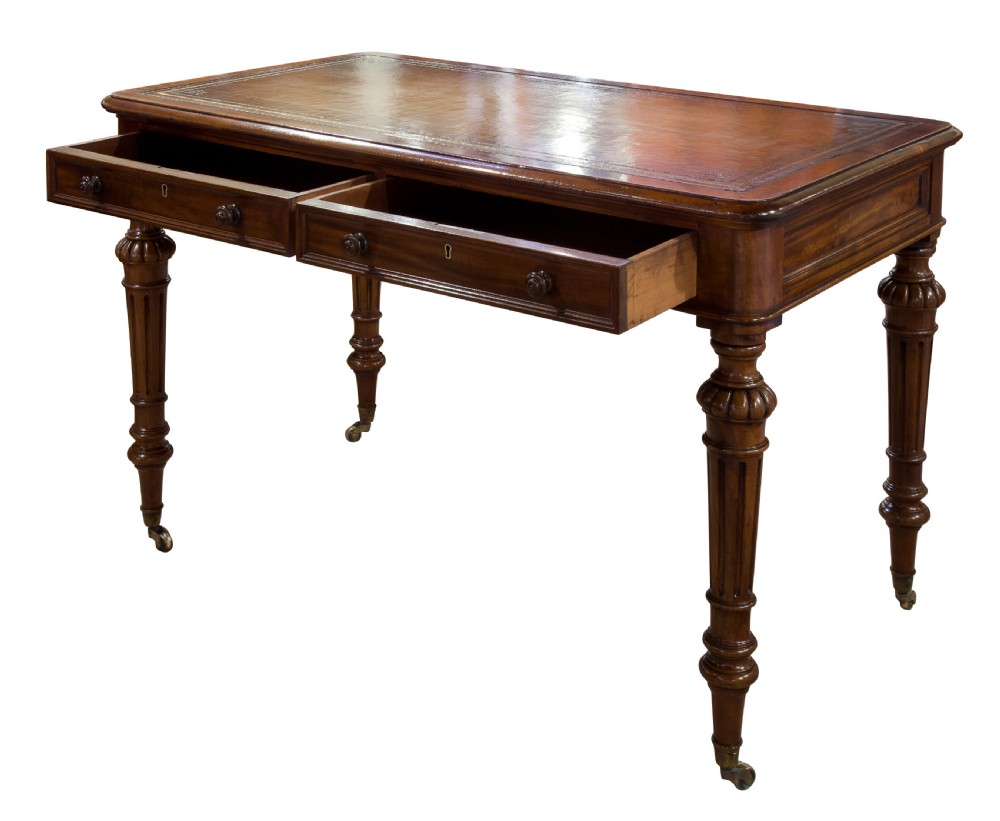 Victorian mahogany writing table View II