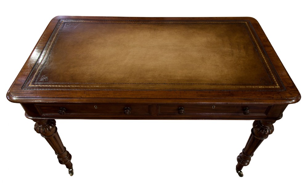 Victorian mahogany writing table View IV